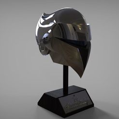 SilverHawks_1.jpg STL file Silverhawks helmet with Stand・3D print design to download
