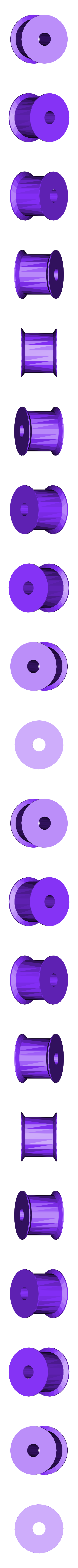 small_pulley_roller_rev1_5.stl Small Pulley - No Bearings Needed