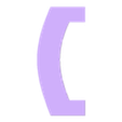 PARENTESIS_ON.stl Letters and Numbers FERRARI | Logo