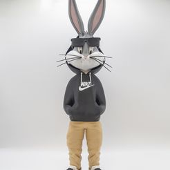 Bugs bunny urban vibes Fan art (multiparts/3mf)