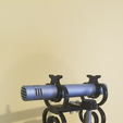 lyremount.png STL file Mic Mount - Simple dual lyre ( rycote type ) mount for SDC shotgun/pencil mics・3D print design to download