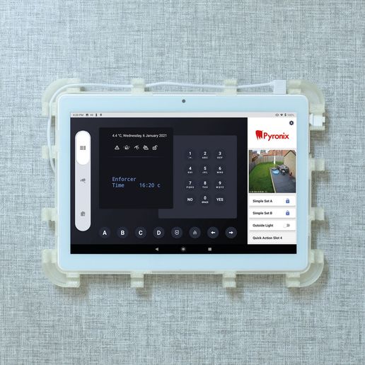 Pyronix-ENF-Rear-Tab.jpg Pyronix Enforcer ENF 9.5" Tablette Android Support mural