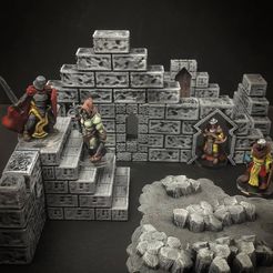ed8947ce90c5f6c74cf8276e3d5a32d3_display_large.jpg Archivo STL gratis ScatterBlocks: Paredes de piedra (escala 28mm/32mm)・Diseño de impresora 3D para descargar