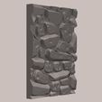 Stone-wall0006.jpg Stylized Wall Section for 3D Printing