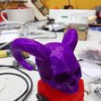 992ee4b696f793f390cb7d4241294a5f_display_large.jpg Бесплатный STL файл LOW POLY horned skull・3D-печатный дизайн для скачивания