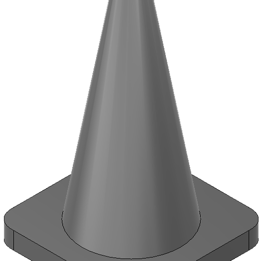 1:32 Scale Traffic Cone 3D model