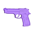 cacamaca.stl Beretta-M9 (PROPGUN) 1:1 Size low poly