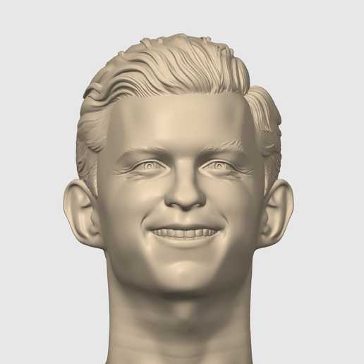 Tom Holland Inspired Bust STL – Realistic Young Actor Portrait – 3D Printable Resin Model