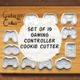 Bild-Set-1.jpg Gaming Controller Cookie Cutter set 0376