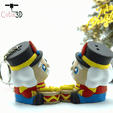 Cutie3D-Christmas Nutcracker Keycap Fidget Clicker Keychain_10.png Cutie3D Christmas Nutcracker Keycap Fidget Clicker Keychain - Cute Backpack Keychain
