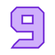 9.stl Letters and Numbers ROBOCOP | Logo
