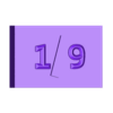 oneninth.stl Fraction Tiles