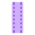 Picatinny_Rail_7_Slotted_80mm_Drilled_6_-32_height_25mm.stl Picatinny riser for AR15, M4, M16, AK - 80mm and 100mm length, 5, 7 and 9 slots, 25mm height