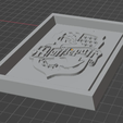 Hufflepuff-2.png Wizard House Crest 3 STL File, Wax Melt Mould