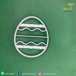 11.png Free STL file Easter Egg Cookie Cutter・3D print design to download