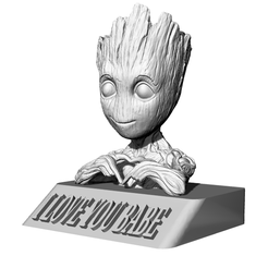 groot-i-love-you-babe.png Groot-I love you plant pot vase