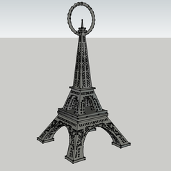 Tour Eiffel - Avec attache.png Eiffel Tower - Earring