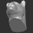 14.jpg Leopard head for 3D printing