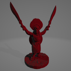Amazon Gladiator.png STL file Amazon Gladiator With Two Kopis Swords・3D printable design to download, Ellie_Valkyrie