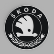 tinker.png Skoda Auto logo Coasters