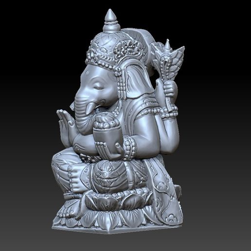 ThailandBuddha2.jpg Fichier STL gratuit Dieu d'éléphant・Design imprimable en 3D à télécharger, stlfilesfree