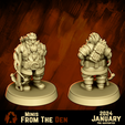 1.png Dwarf with Crossbow - DND MINIATURE [PRESUPPORTED]