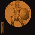 clay-1.jpg Combattant gladiateur romain - Combat d'arène classique