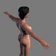 13.jpg Animated Naked woman-Rigged 3d game character Low-poly 3D model