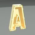 A_render-3d.jpeg 3D ALPHABET LETTERS & NUMBERS DESIGNS FOR LASER CUTTING +30CM
