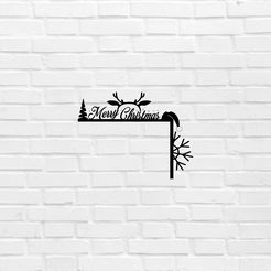 murbrique.jpg wandkunst wanddekoration weihnachten christmas für tür