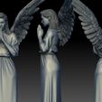 6.jpg praying angel 3D print model