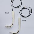 méretek.jpg Fichier STL gratuit Vidéolaryngoscope taille 3 avec lame non cannelée・Design imprimable en 3D à télécharger