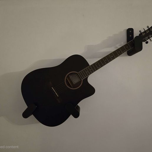 Acoustic Guitar Wall Display – Modular 3D Printed Mount