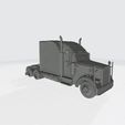American TruckW.jpg 3D Hauler American Truck Model Ready For 3D Printing Stl File