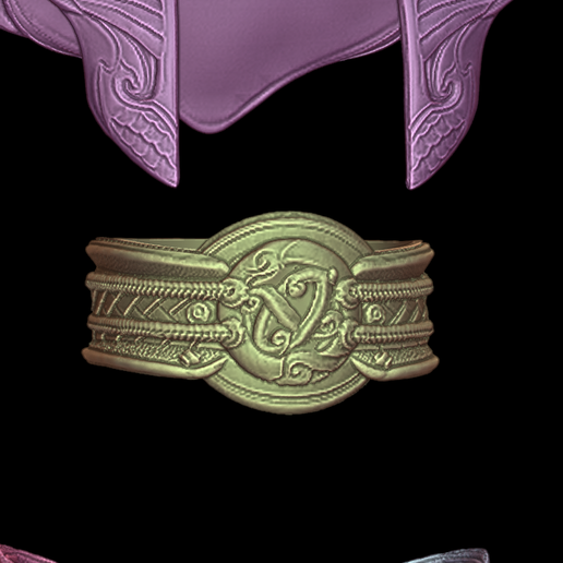 blender_2WOxUpBSyq.png Immortal Avatar Adam Warlock Costume, Marvel Rivals Cosplay Kit for 3d printing, ARmor, kitbash