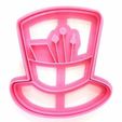 Sin_títulocc.jpg Free STL file cookies cutter crazy hatter, alice・Model to download and 3D print