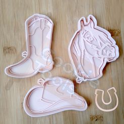 vaquero.jpg Datei OBJ Cowboy Keksausstecher Packung・Design für 3D-Drucker zum herunterladen