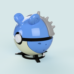 Lapras-1.png Файл STL ПОКЕБОЛ ЛАПРАС・Дизайн 3D принтера для загрузки