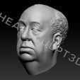 AlfredHitchcockHead4.jpg 3D-сканированное изображение головы Альфреда Хичкока (Психо, Птицы, Головокружение, Заднее окно, Кинорежиссер, Режиссер и т.д.)