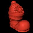 Minion Boot Christmas.jpg STL file Minion Boot Christmas (Easy print no support)・3D printable model to download, Alsamen