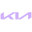 Kia Letters.stl KIA Logo Display Sign.