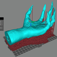 Hand_Supported_01.png Porta-joias Daemon hand Modelo 3D