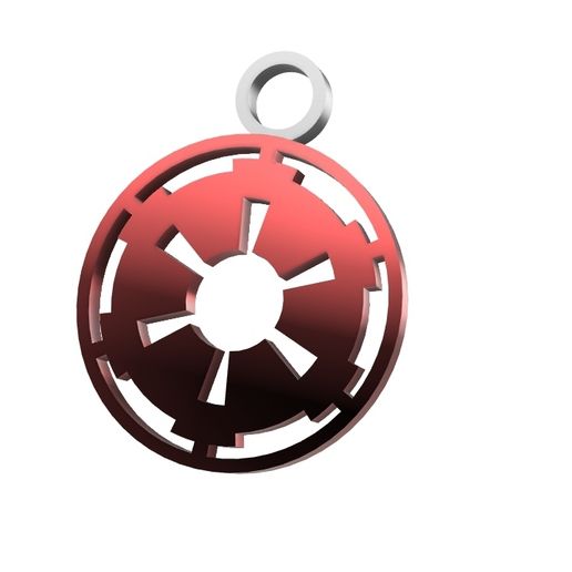 STAR WARS Galactic Empire logo 3D model