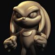 c.jpg STL-Datei Knuckles - Sonic The Hedgehog 2・Design für den 3D-Druck zum Herunterladen