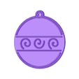 ball_spirale.stl Archivo STL gratis adornos navideños (galletas)・Diseño imprimible en 3D para descargar