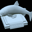 Rainbow-trout-trophy-open-mouth-1-42.png fish rainbow trout / Oncorhynchus mykiss trophy statue detailed texture for 3d printing