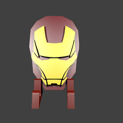 render1png.png Iron Man Cell Phone Holder