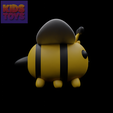 D10054.png CUTE BEE TOY 3D PRINTABLE MODEL