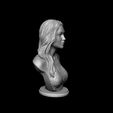 13.jpg Gigi Hadid portrait sculpture 3D print model