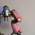 Make.jpg Chaotic leg conversion kit for giant heraldic robot from a dark future (Updated 15/02/2026)